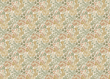 Обои зелёно-коричневые Grandeco Karuna A 76602